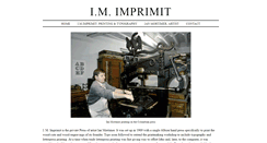 Desktop Screenshot of imimprimit.com